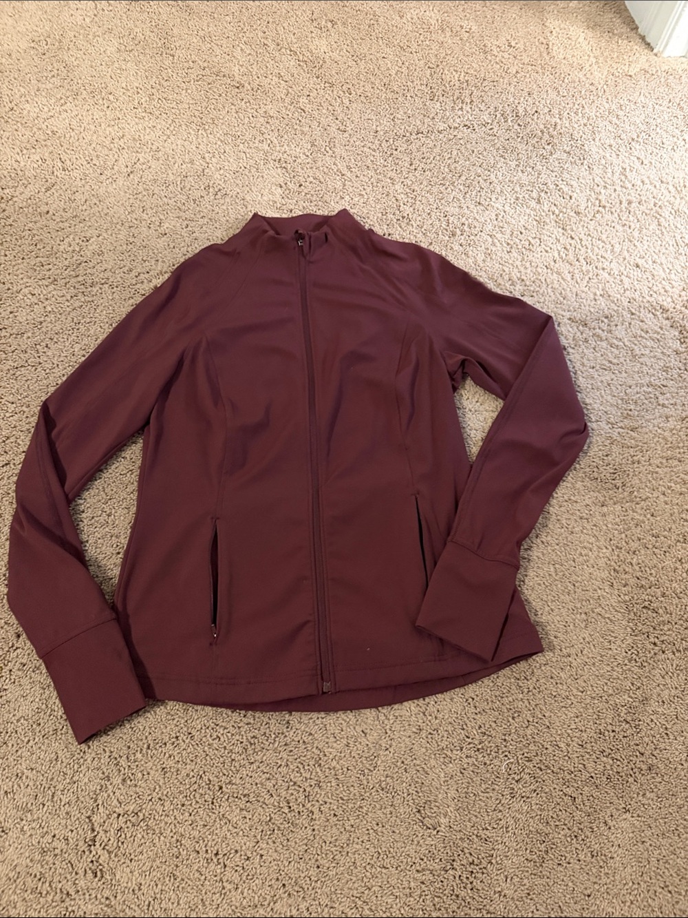 Avia Plum Zip-Up Bomber Jacket